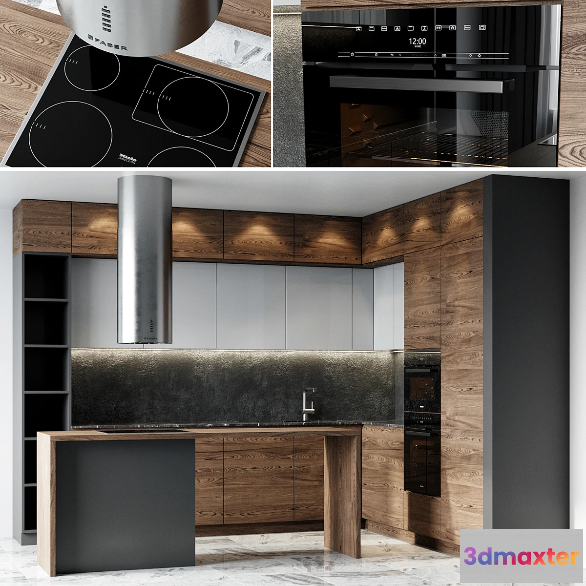1466044 - Kitchen 8 3D Max
