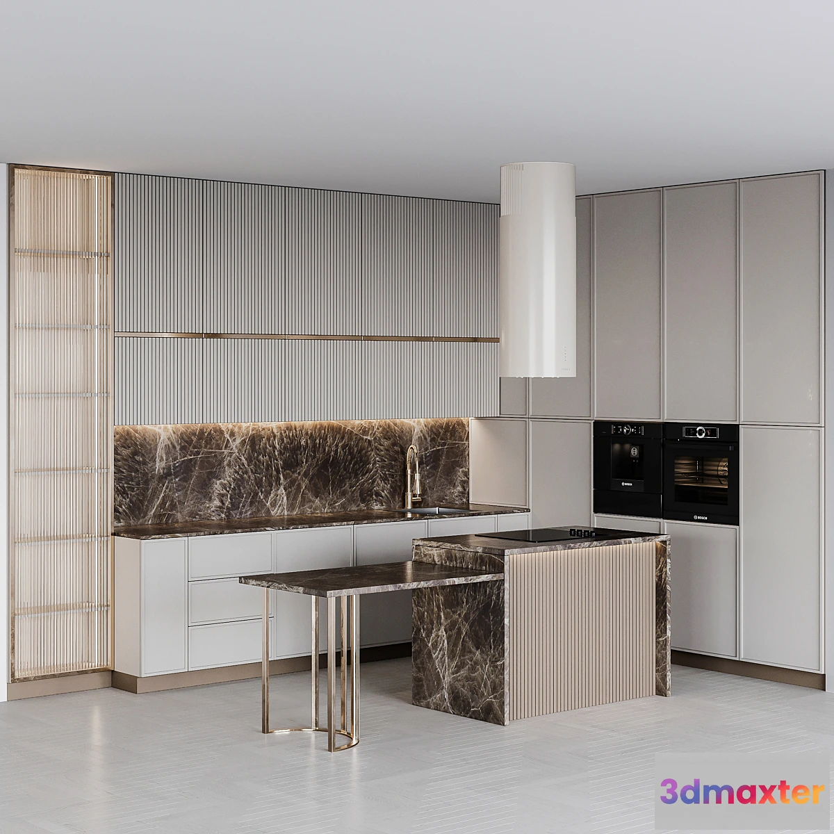 1466082 - kitchen modern246 3D Max