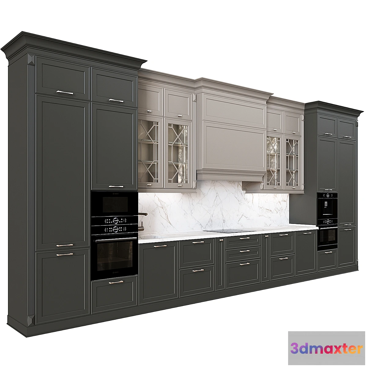 1466086 - Neoclassical kitchen 11 3D Max