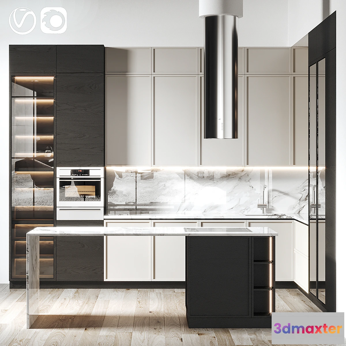 1469016 - Kitchen 068 420x360x300H 3D Max