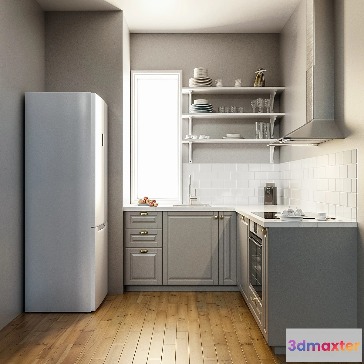 1470718 - IKEA BUDBIN kitchen 3D Max