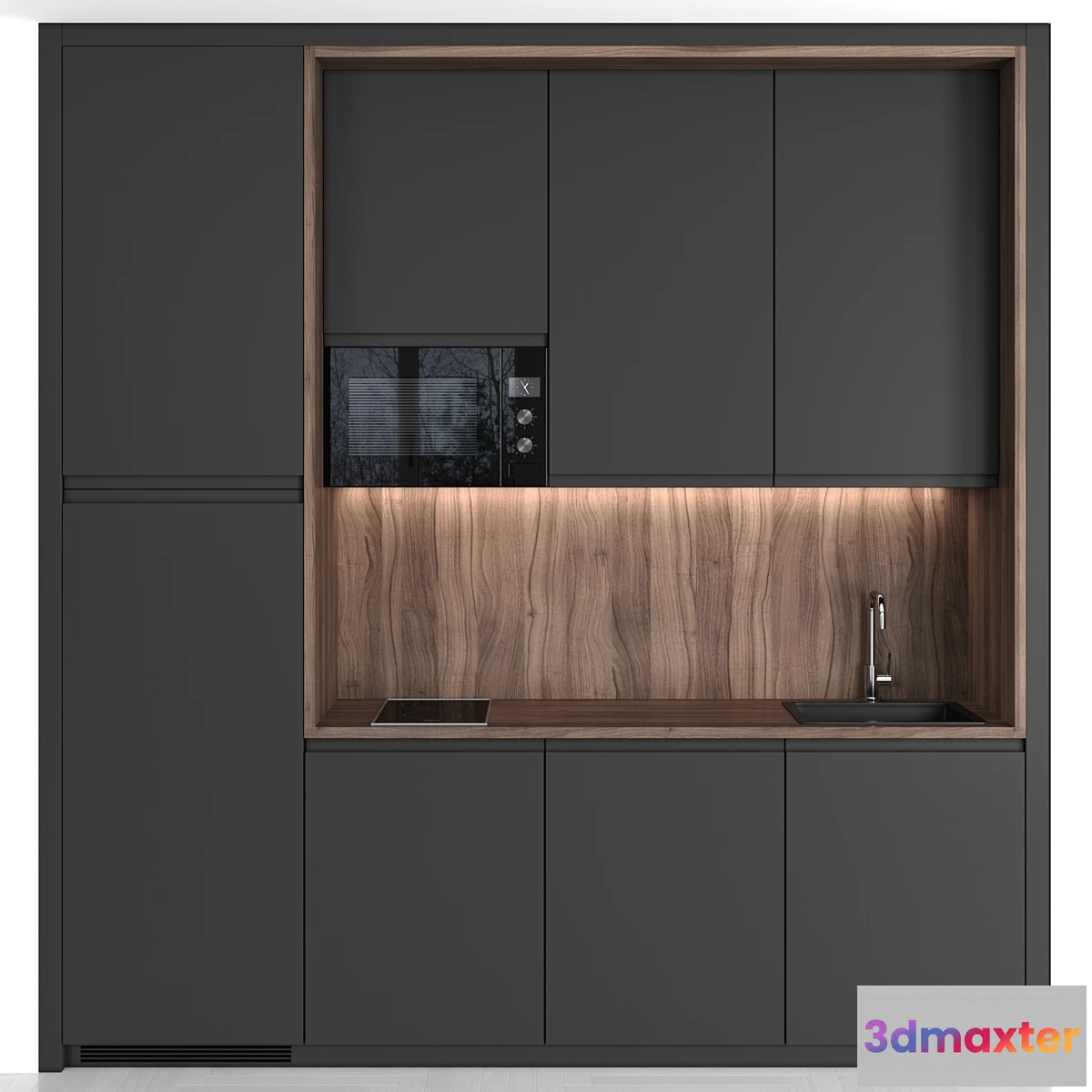 1475152 - Small Modern Kitchen 108 3D Max