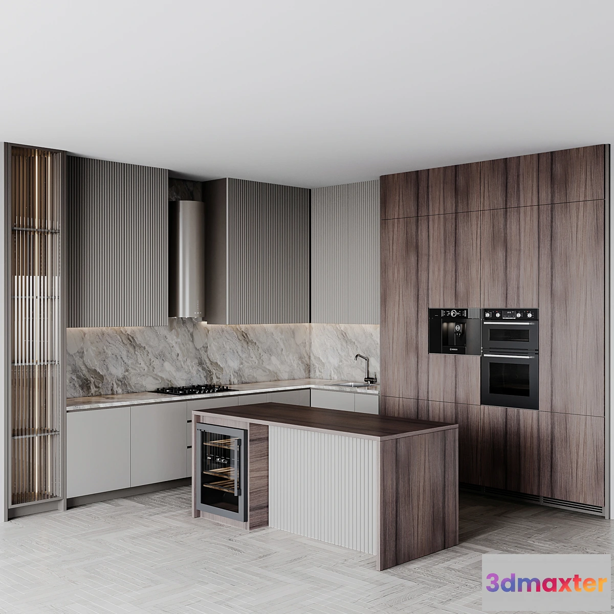 1477260 - kitchen modern250 3D Max