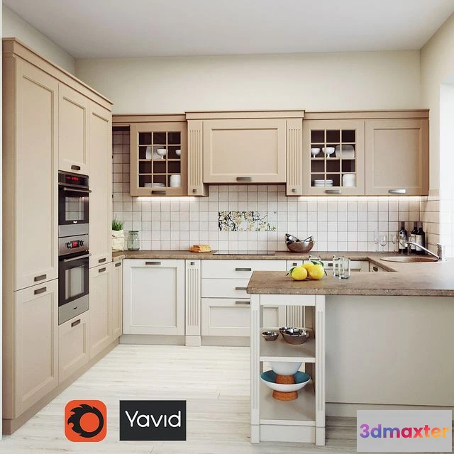 1537784 - Kitchen Yavid Verona 3D Max