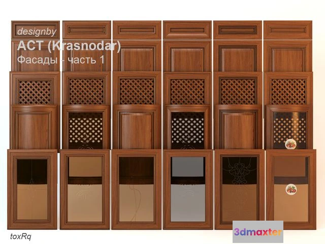 1542725 - Facades 6pc - Part 1 3D Max