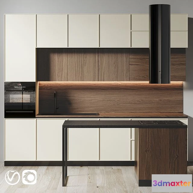 1542915 - Kitchen 075 350x270H 3D Max