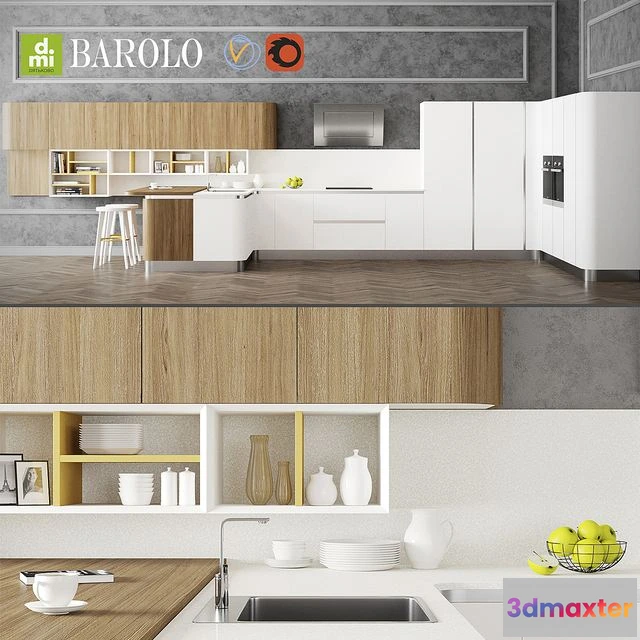 1542921 - Kitchen Barolo DMI 3D Max