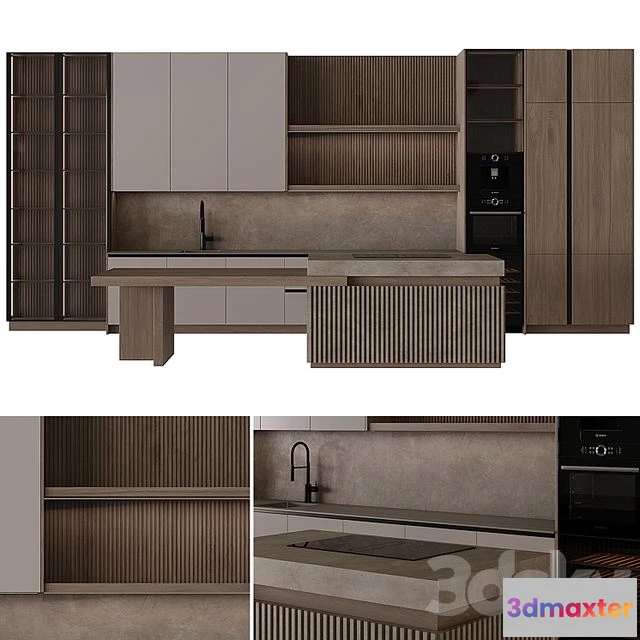 1544131 - Modern style kitchen 56 3D Max