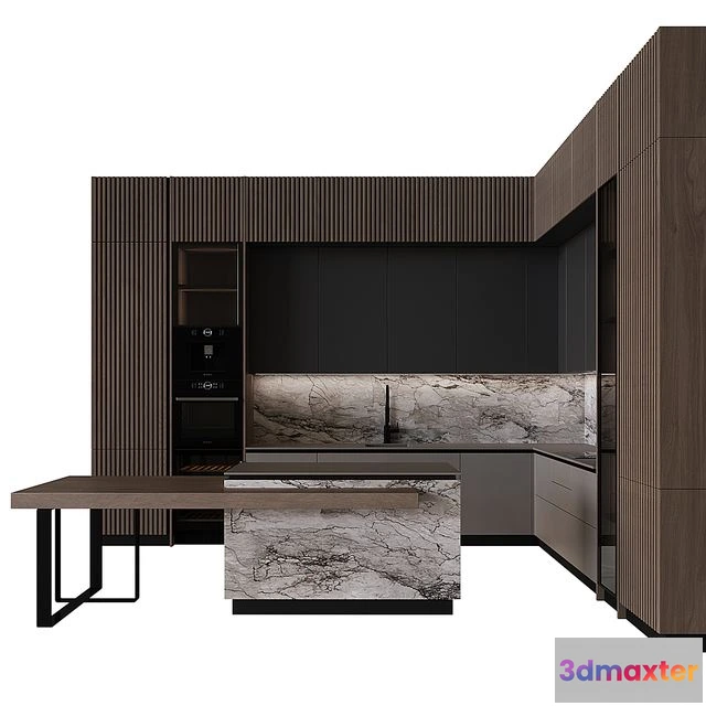 1549179 - Kitchen in modern style 48 3D Max