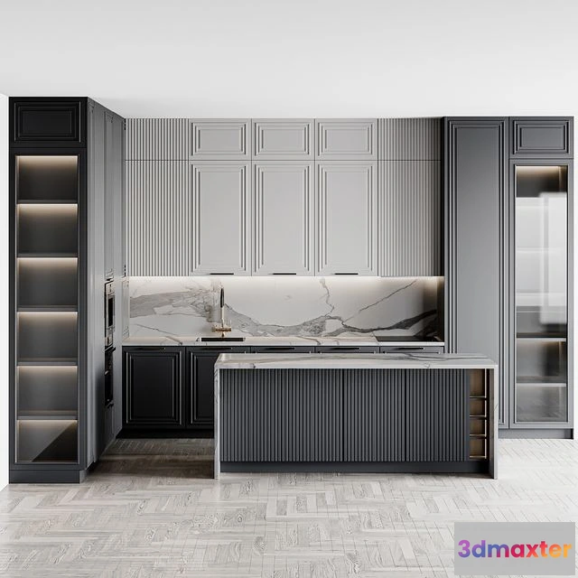 1549191 - Kitchen Neoclassic 277 3D Max