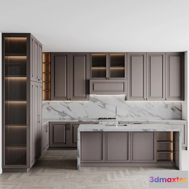 1549193 - Kitchen Neoclassic129smeg 3D Max