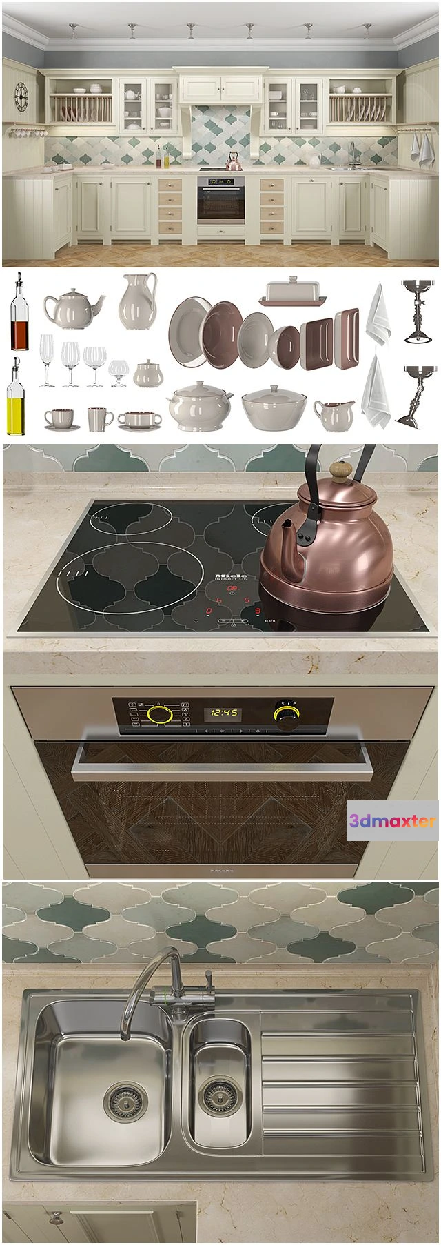 1550055 - Kitchen Chichester manufacturer Neptune 3D Max