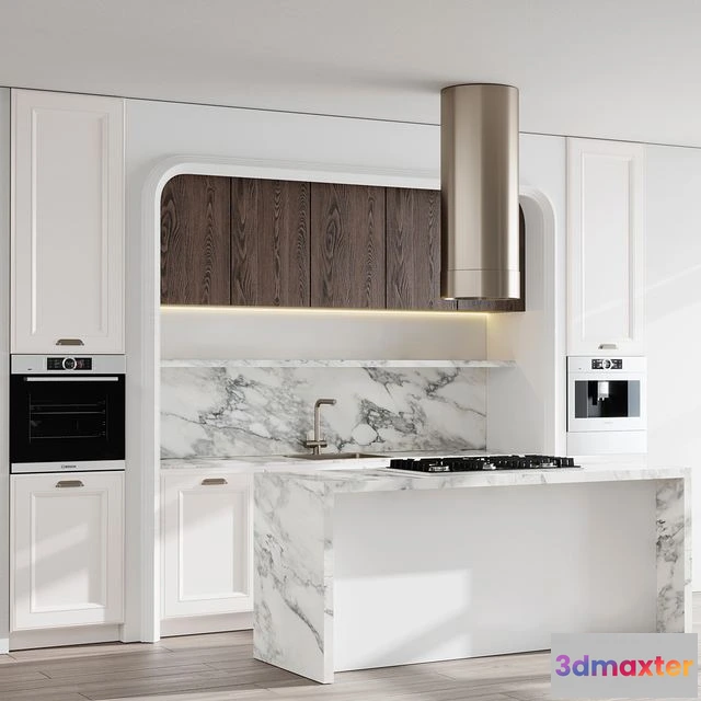 1550875 - Classic Kitchen Appliance Bosch Kitchen Set 78 3D Max