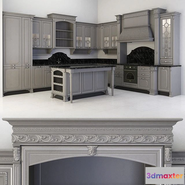 1560236 - kitchen set Florence (ADM) 3D Max