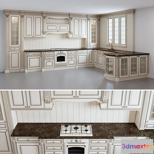 1562369 - Nike avorio kitchen 3D Max