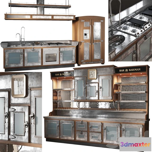 1563291 - Marchi Cucine BAR & BARMAN 3D Max