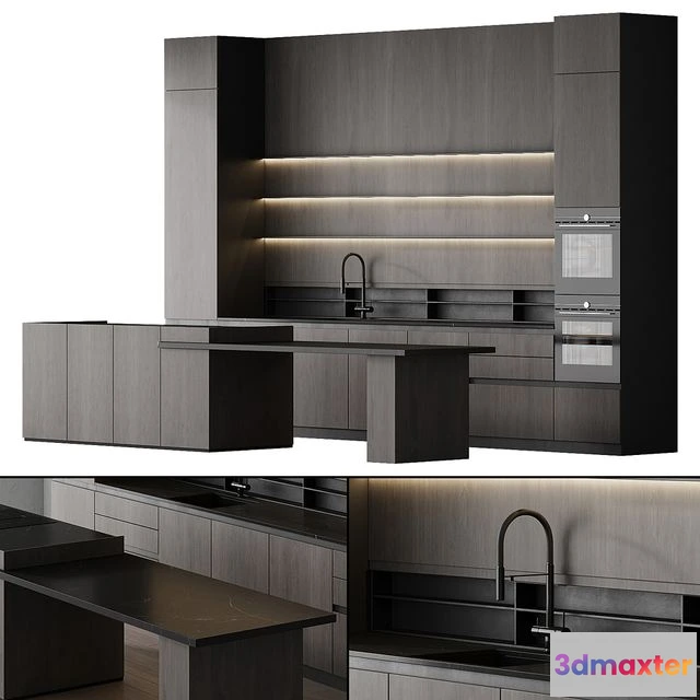 1567966 - Modern style kitchen 006 kitchen modern 3D Max