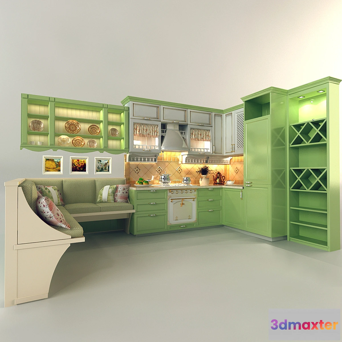 631245 - The kitchen in the style of Provence