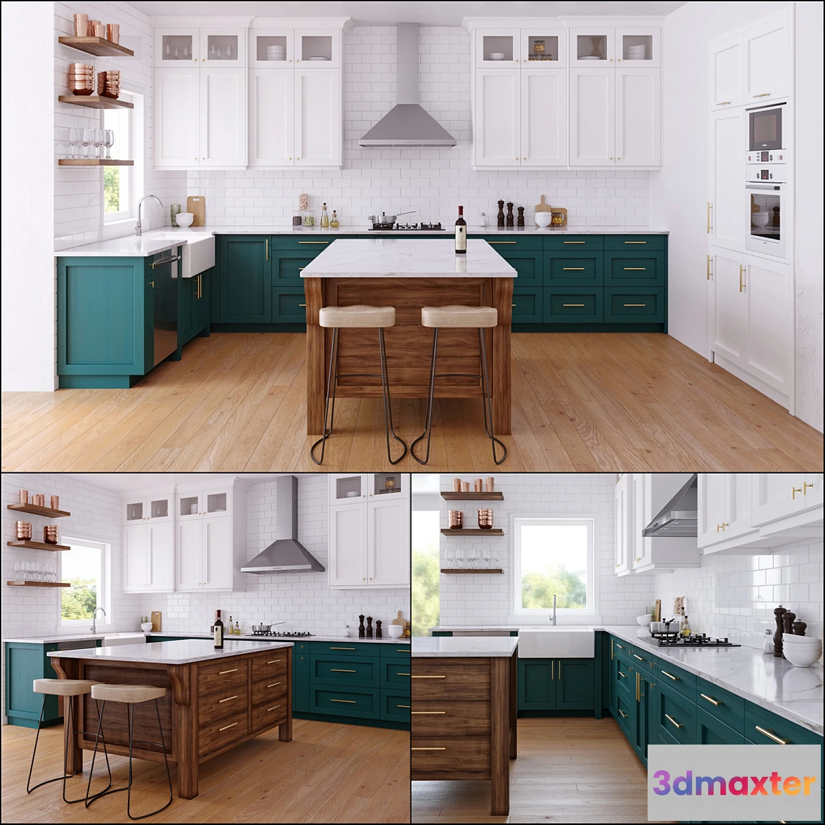 657537 - Green kitchen
