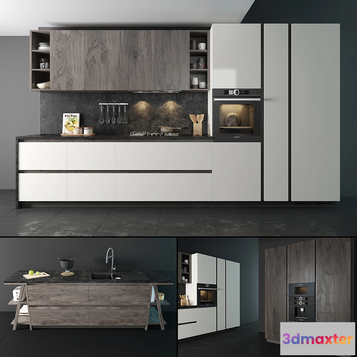 657555 - Kitchen set “Arredo3 Linea Plana”.