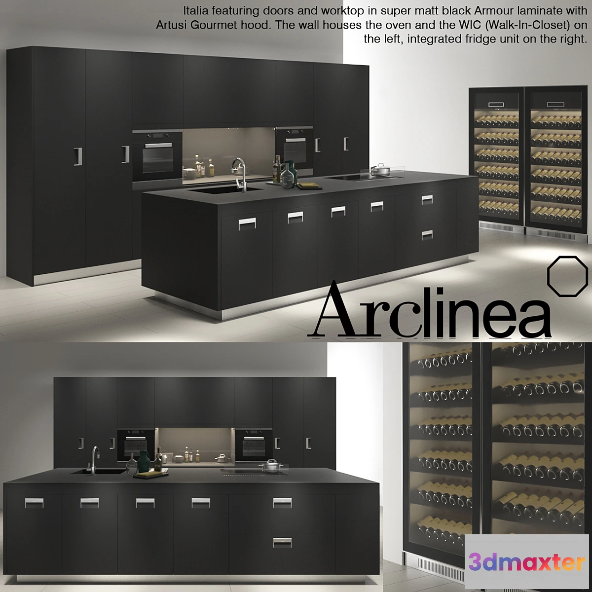 665331 - Arclinea italia black armor
