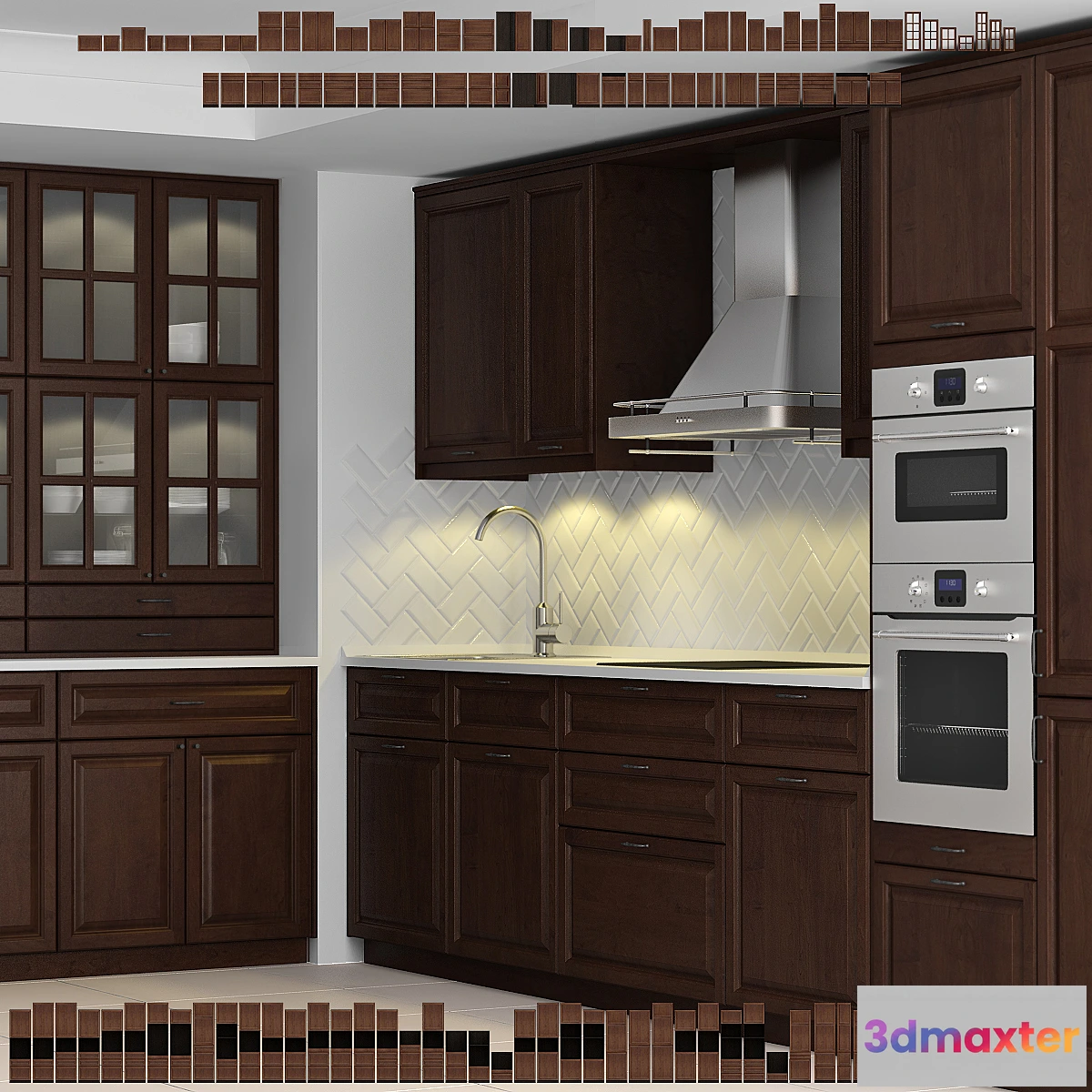 669557 - Ikea Kitchen with facades of Dalarna.