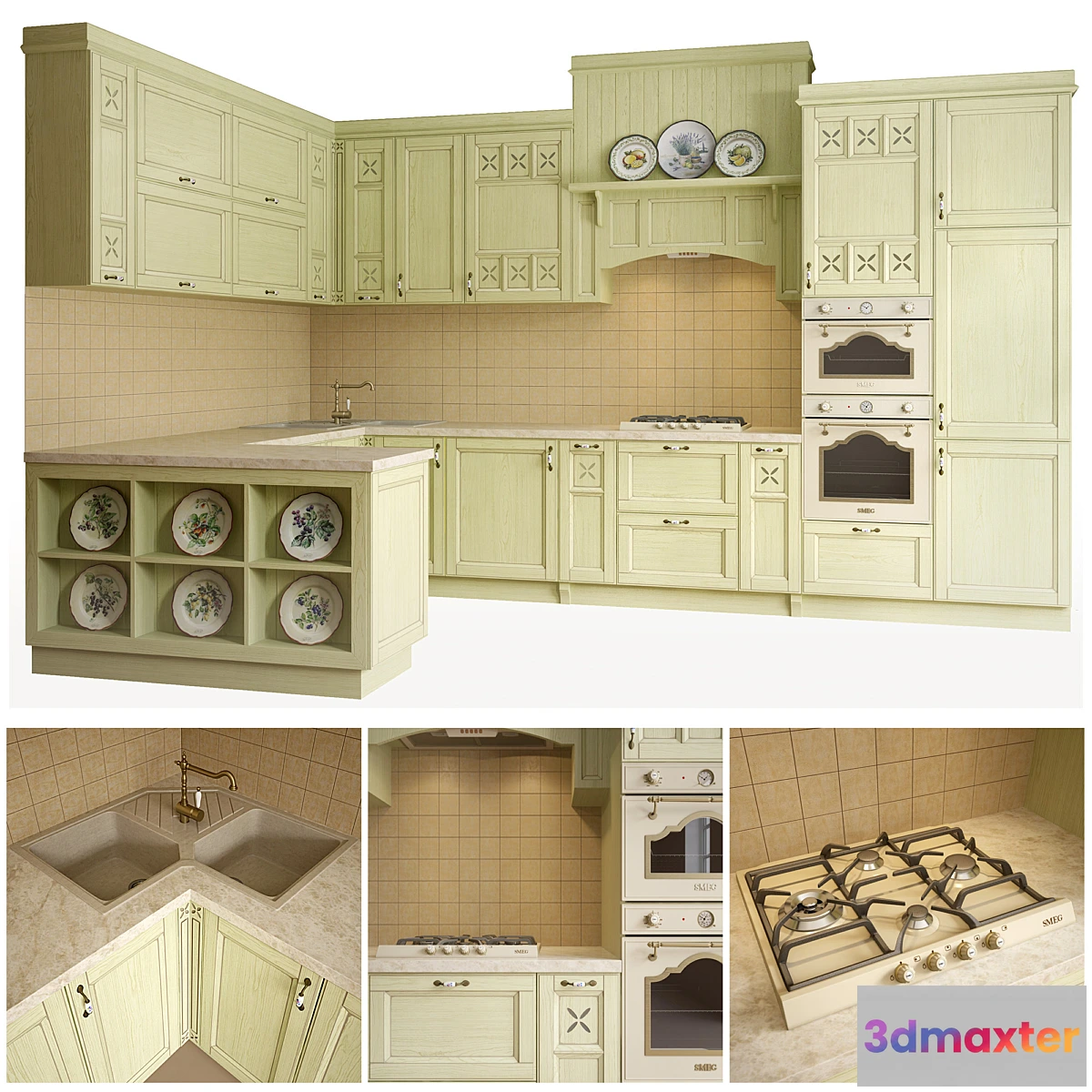 669757 - Corner kitchen “Provence”