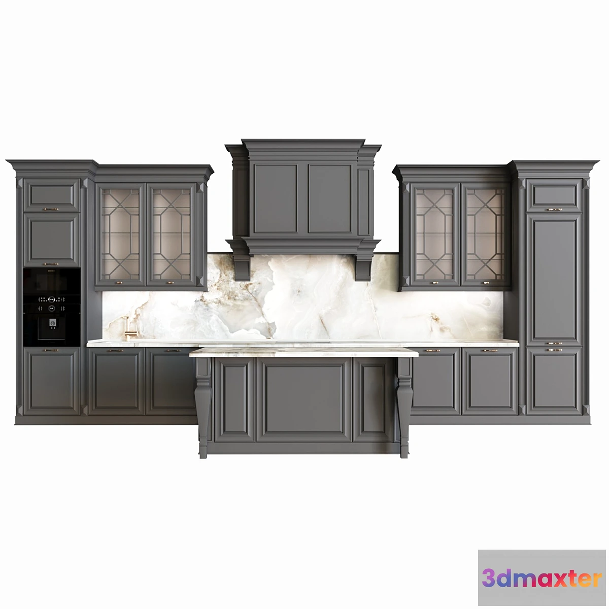 712100 - Neoclassical kitchen 04