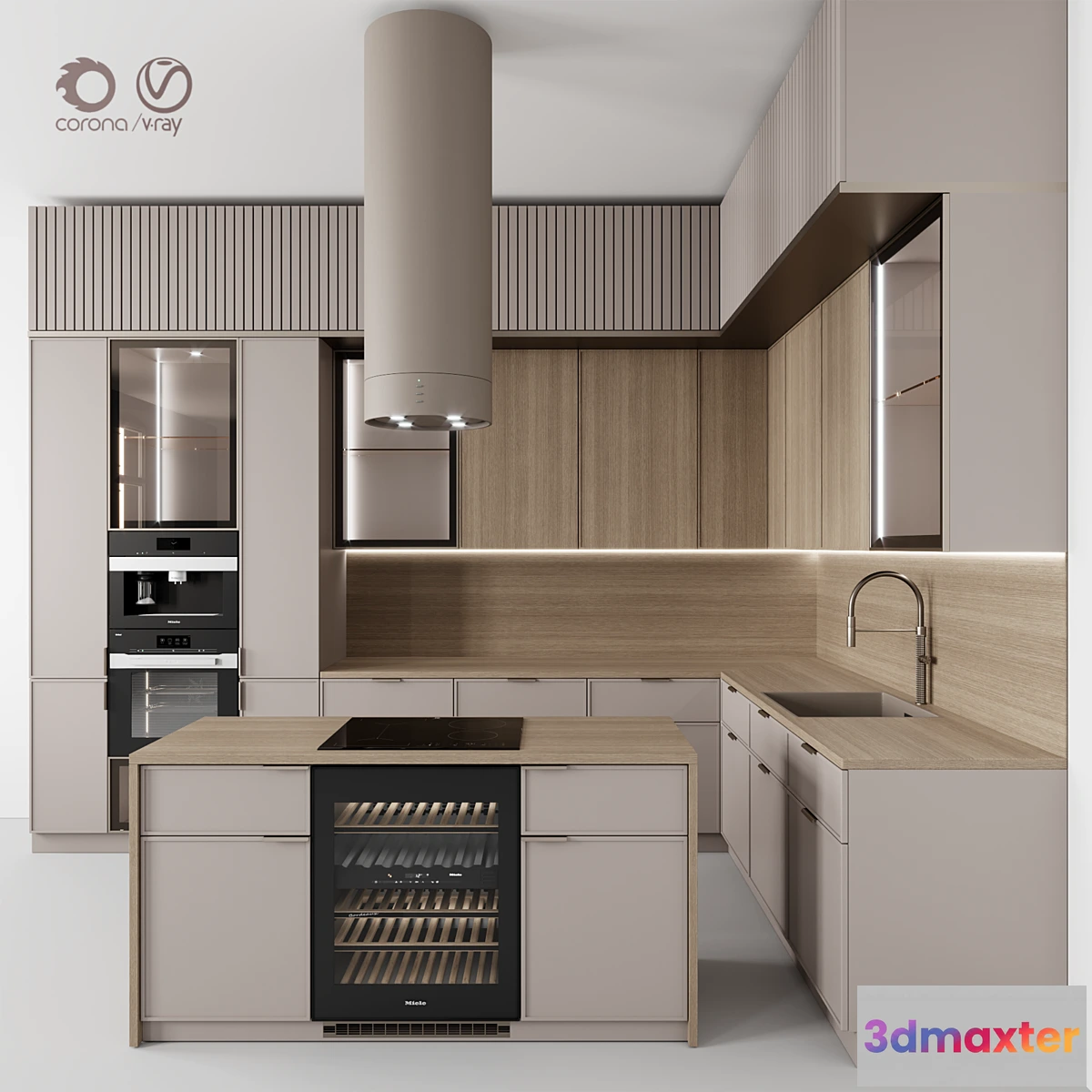 712142 - Kitchen №115 “Beige Rail”