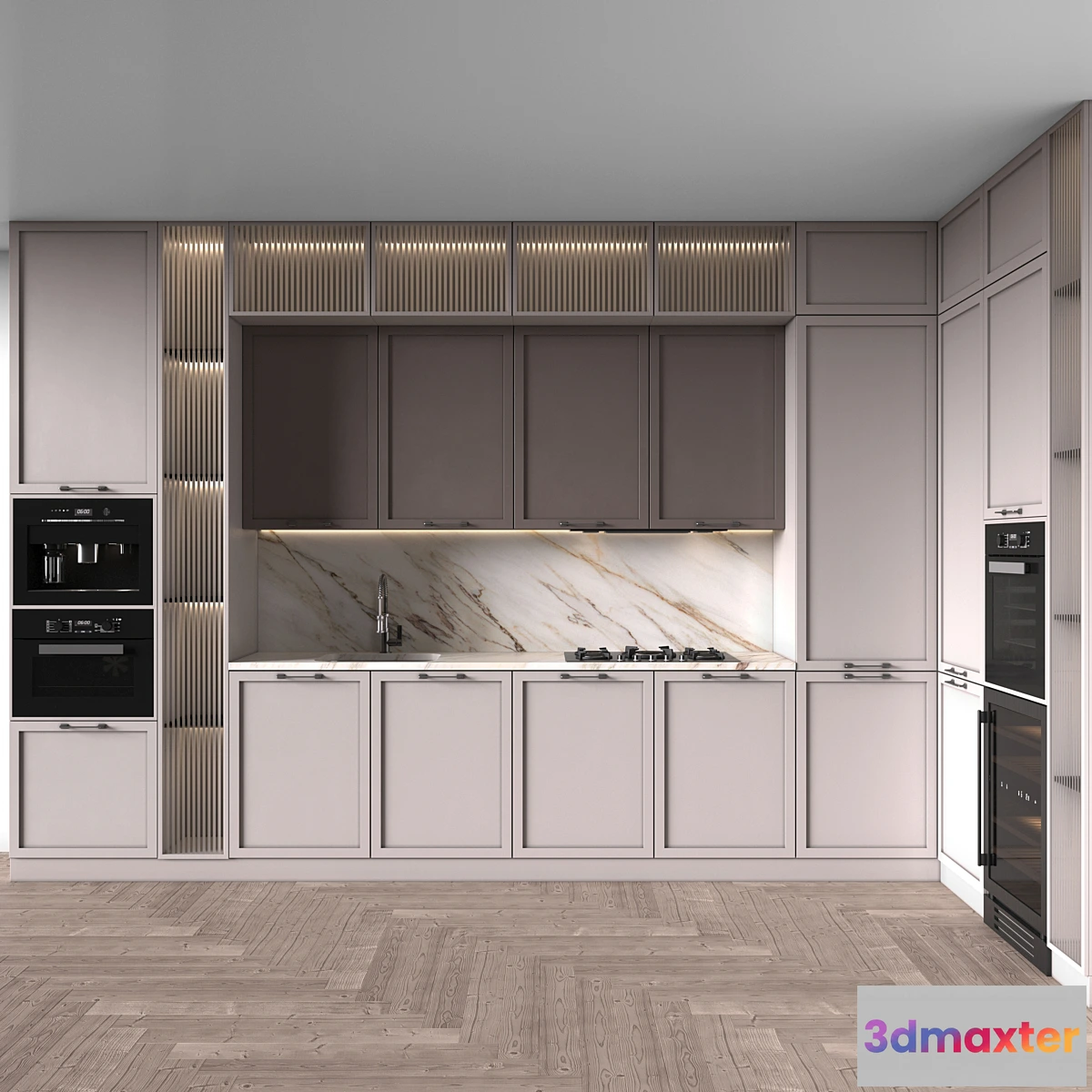 712178 - Kitchen Neoclassic 93 (Corner Kitchen)