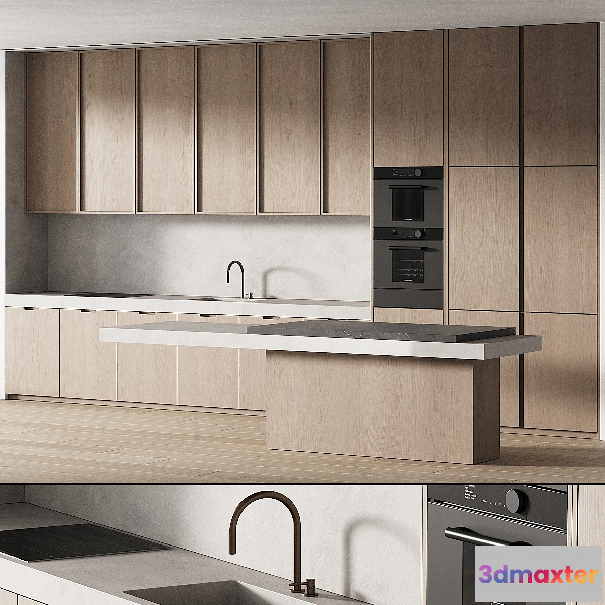 712268 - 242 modern kitchen 15 minimal modern kitchen with island 06 - No.2