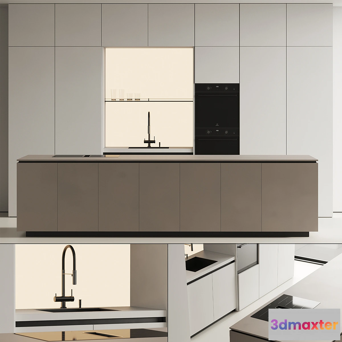 712272 - Modern kitchen with island 15