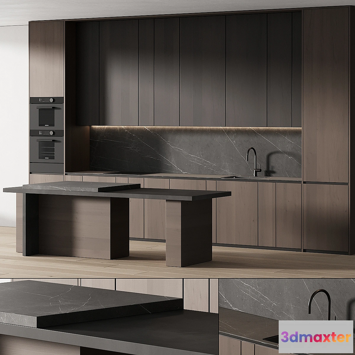 712310 - 241 modern kitchen 14 minimal modern kitchen with island 05