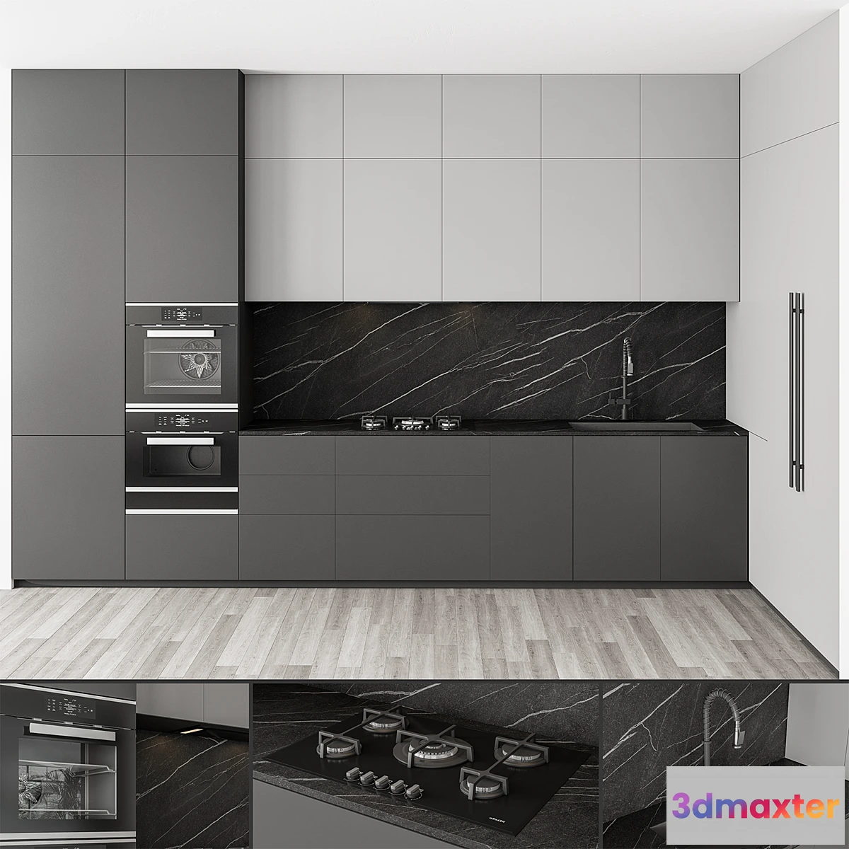 774807 - Modern Kitchen Black and White 100 - No.2