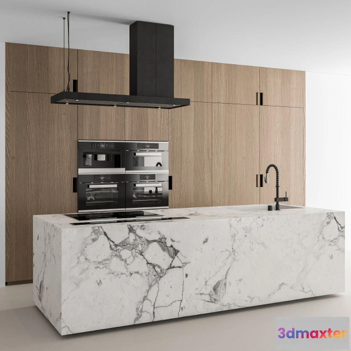 774967 - Kitchen Modern -Wood and Marble 64 - No.2