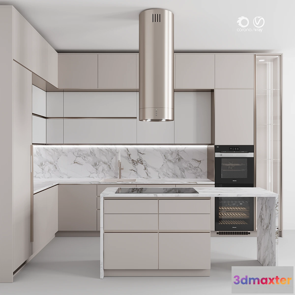 775217 - Kitchen №118 “White Marble” - No.2
