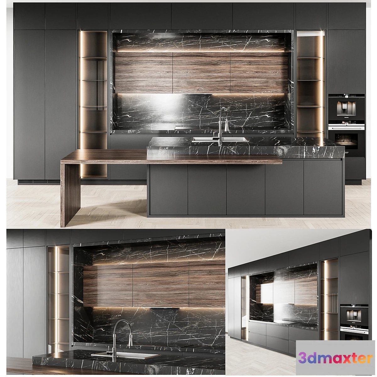 775295 - kitchen modern63 black kitchen - No.2