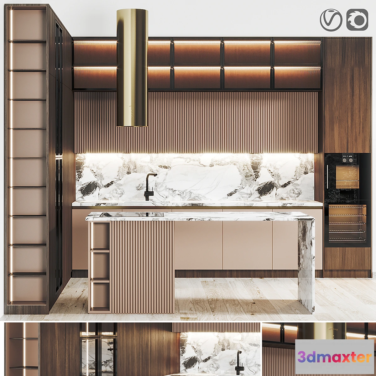 775411 - Kitchen 060 400x320x290H