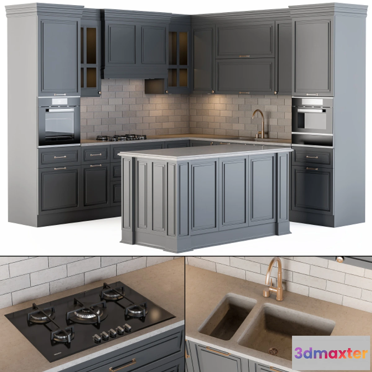 775487 - Kitchen NeoClassic Gray