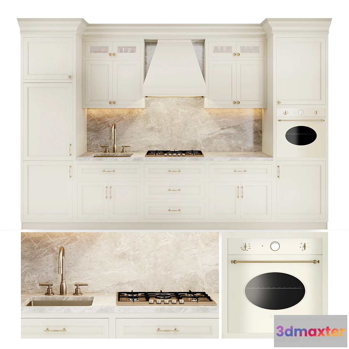 775561 - Classic kitchen with appliances