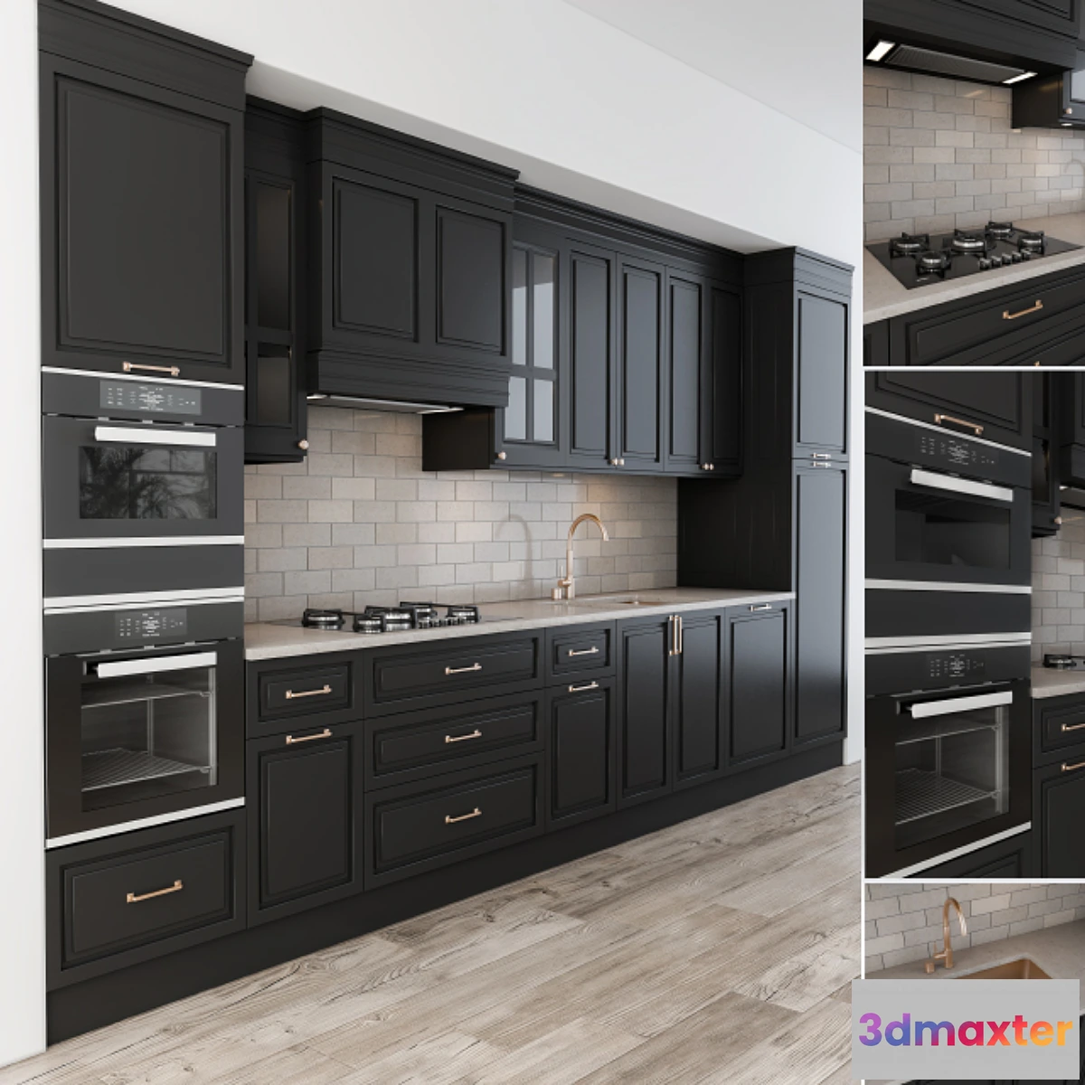 775571 - NeoClassic Kitchen Black