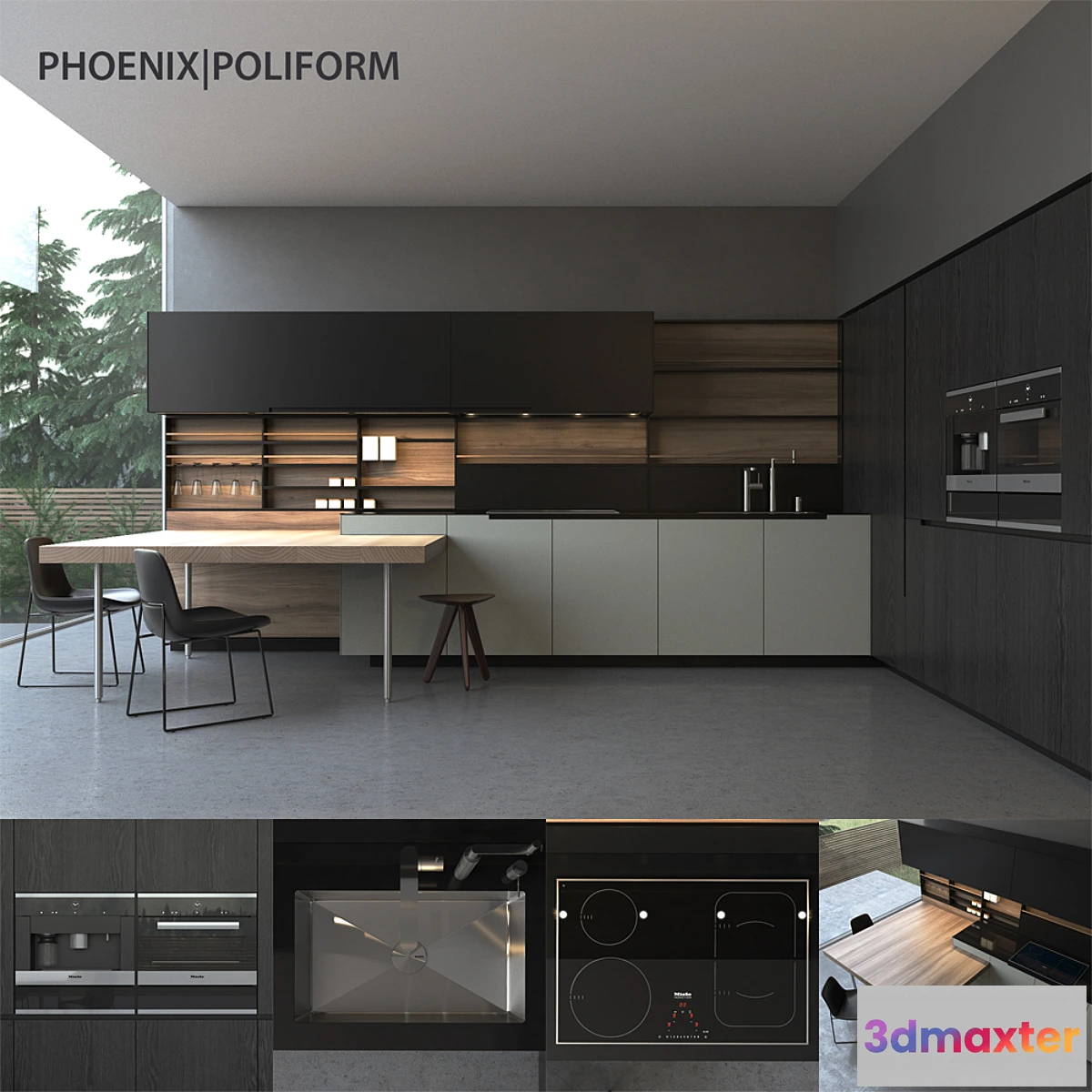 788546 - Kitchen Poliform Varenna Phoenix - No.3