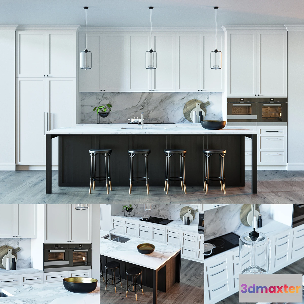 788548 - BLACK & WHITE KITCHEN - No.3