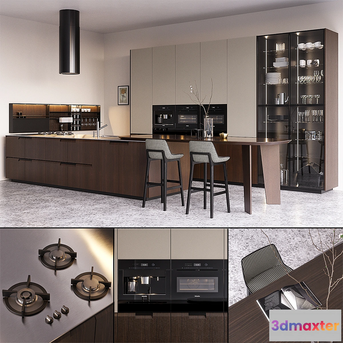 899876 - Kitchen Poliform Shape EUROCUCINA 2018 (vray GGX corona PBR) - No.3