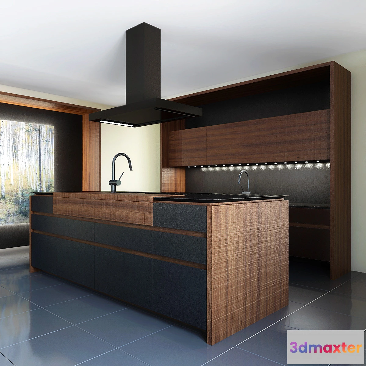 904746 - Kitchen Wind Cemento Eta Noir - No.2