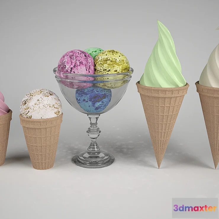 1267191 - ice cream 3D Max
