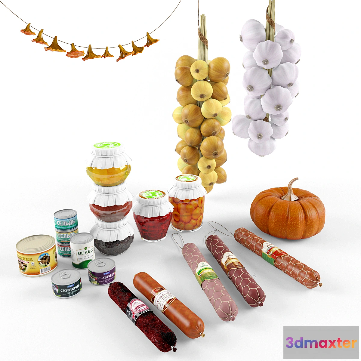 1269409 - Food set 3D Max