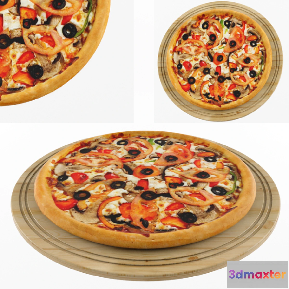 1272844 - Pizza 3D Max