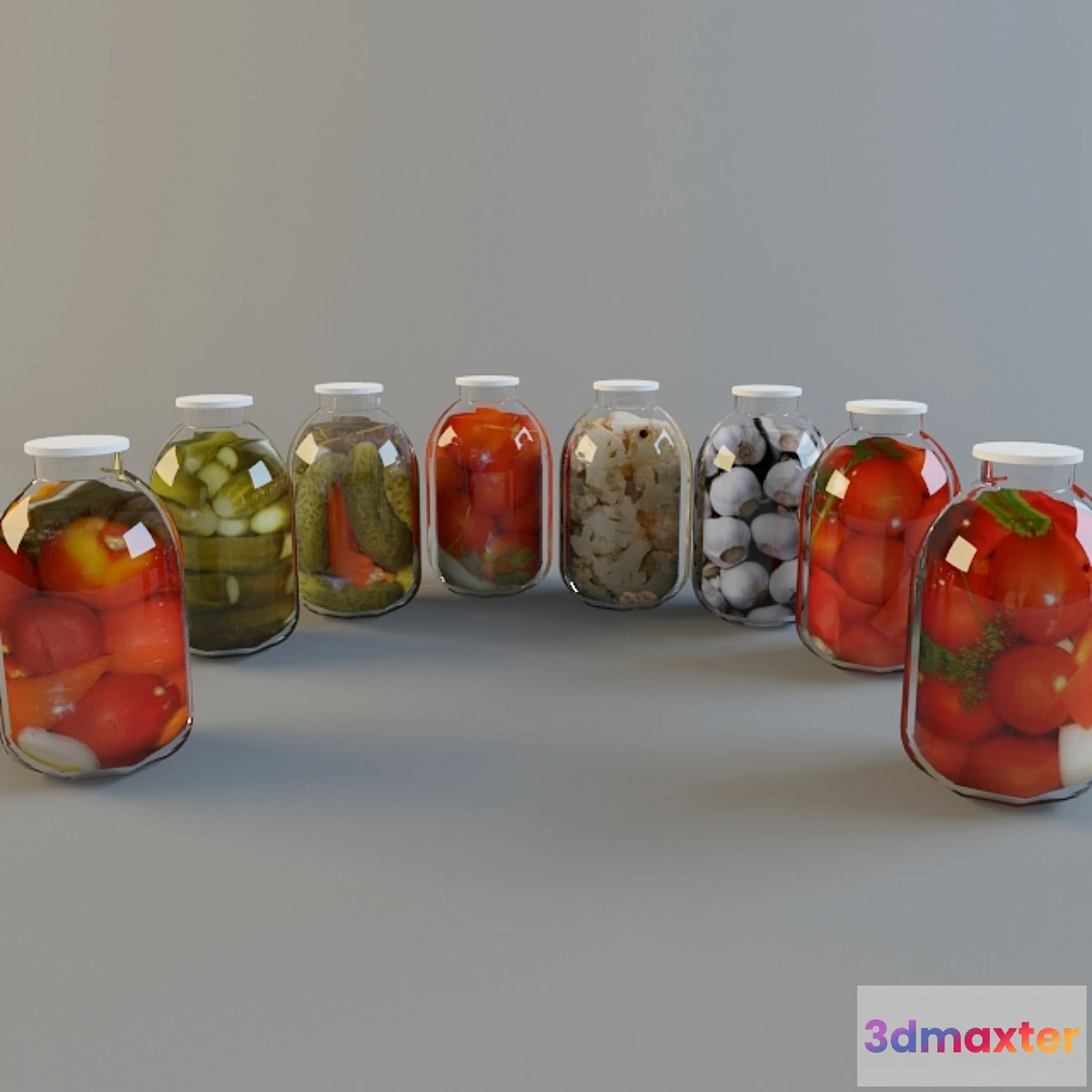 1272850 - Banks with pickles 3D Max