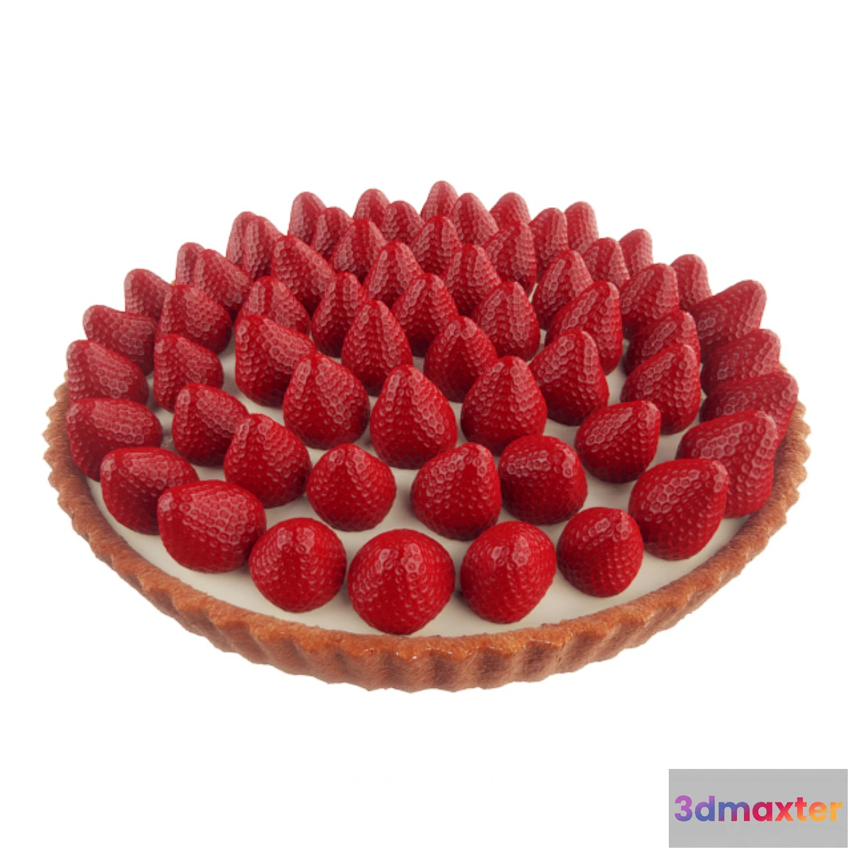 1276888 - Strawberry cake 3D Max